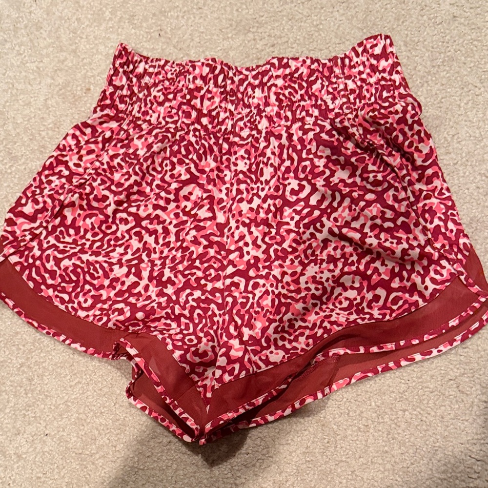 ATHLETA Mesh Racer Run High Rise short